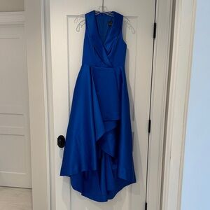 Adrianna Papell Royal Blue High Low Dress